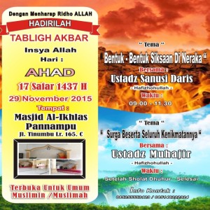 Tabligh Akbar Masjid Al-Ikhlas
