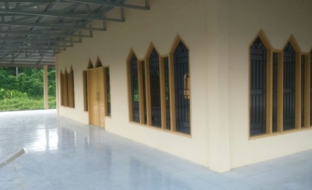 Tampak Samping Masjid Pasang Kayu 1, Selesai
