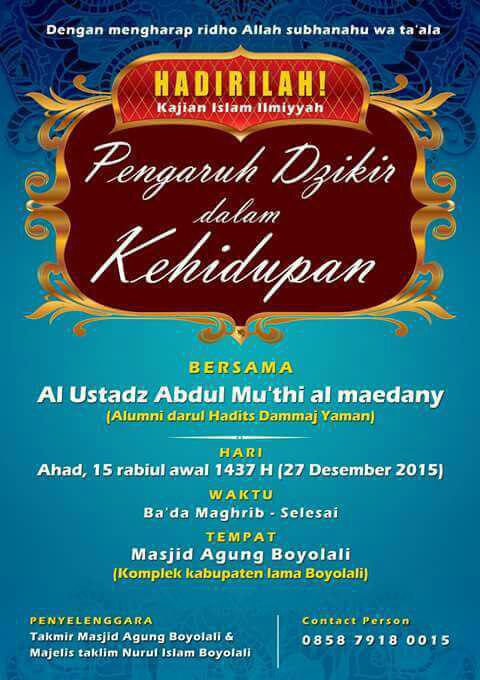 pengaruh dzikir dalam kehidupan