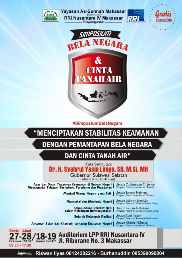 Simposium Bela Negara dan Cinta Tanah Air - Makassar