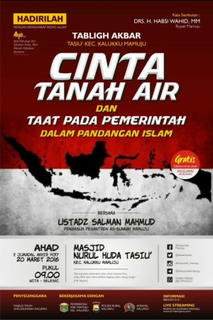Cinta Tanah air dan taat kepada pemerintah dalam pandangan islam