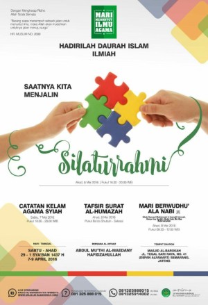 Saatnya Kita Menjalin Silaturahmi
