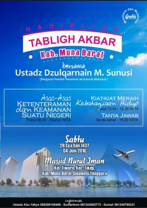 Tabligh akbar kab Muna Barat