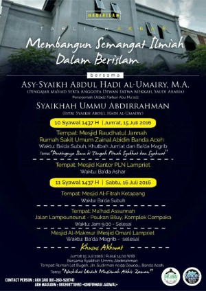 Tabligh Akbar Ulama Membangun Semangat Ilmiah dalam Berislam