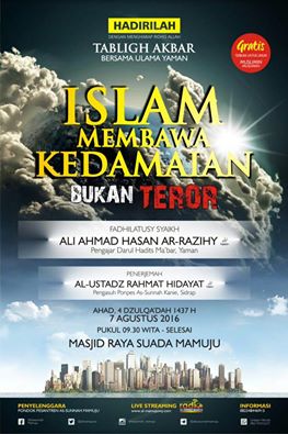 Islam membawa Kedamaian Bukan Teror