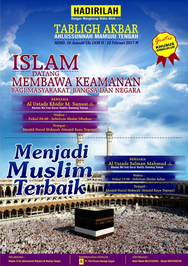 Islam Datang Membawa Kemanan
