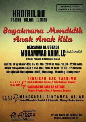 Bagaimana mendidik anak anak kita