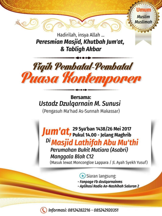 Fiqh pembatal2 puasa kontemporer