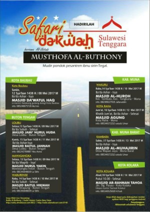 Safari Dakwah SeSulawesi Tenggara