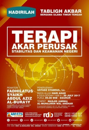 Terapi Akar Perusak Stabilitas Dan Keamanan Negeri