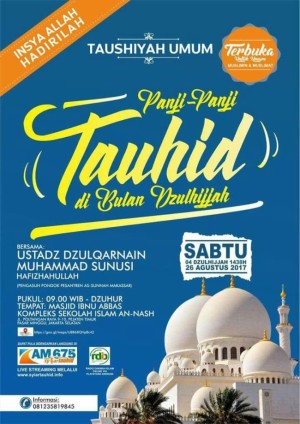 Panji Panji Tauhid di Bulan Dzulhijjah