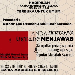 Anda bertanya ustadz menjawab