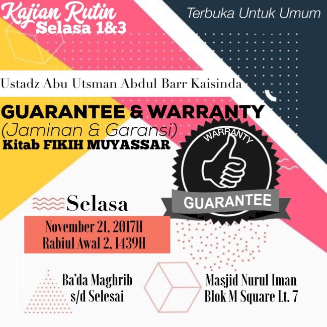 Jaminan dan Garansi