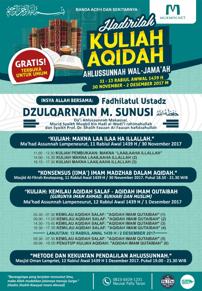 Kuliah aqidah Aceh