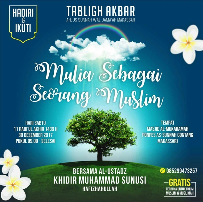 Mulia sebagai seorang muslim
